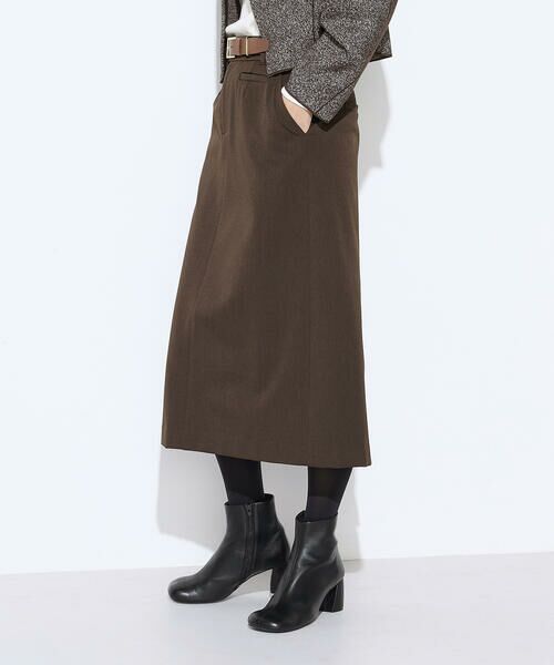 COMME CA PLATINUM / コムサ・プラチナ ミニ・ひざ丈スカート | 裏起毛2WAYストレッチ スカート | 詳細26