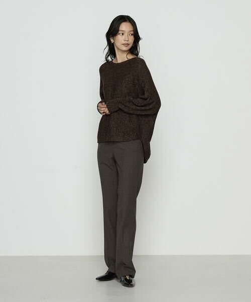 COMME CA PLATINUM / コムサ・プラチナ ニット・セーター | 和紙ブークレー ホールガーメントプルオーバー | 詳細10