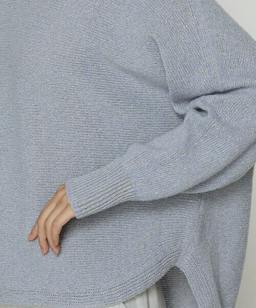 COMME CA PLATINUM / コムサ・プラチナ ニット・セーター | 和紙ブークレー ホールガーメントプルオーバー | 詳細25
