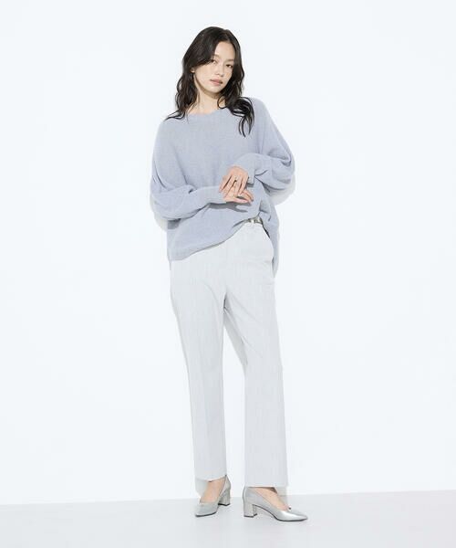 COMME CA PLATINUM / コムサ・プラチナ ニット・セーター | 和紙ブークレー ホールガーメントプルオーバー | 詳細28