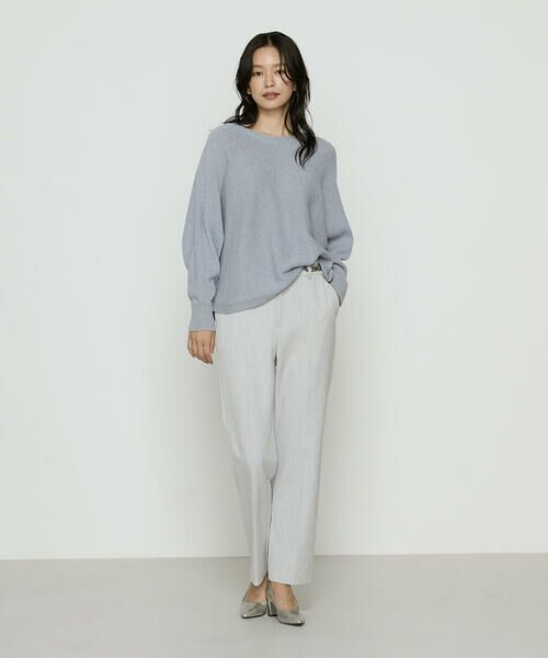 COMME CA PLATINUM / コムサ・プラチナ ニット・セーター | 和紙ブークレー ホールガーメントプルオーバー | 詳細19