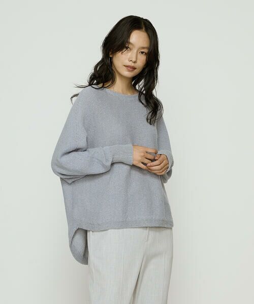 COMME CA PLATINUM / コムサ・プラチナ ニット・セーター | 和紙ブークレー ホールガーメントプルオーバー | 詳細20