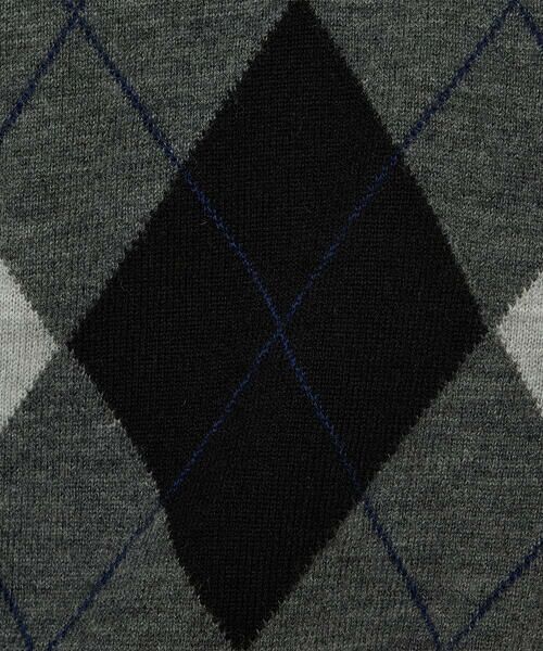 COMME CA PLATINUM / コムサ・プラチナ ニット・セーター | アーガイルニット プルオーバー | 詳細3