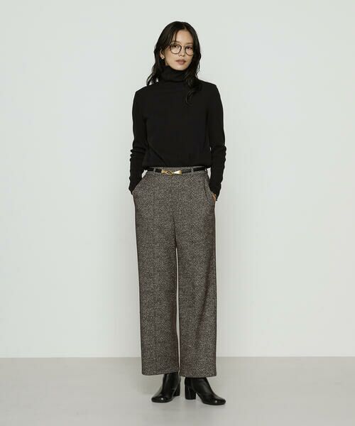 COMME CA PLATINUM / コムサ・プラチナ カットソー | ラグウォームリブニット タートルネックプルオーバー | 詳細8