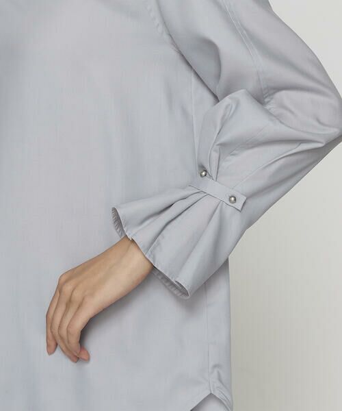 COMME CA PLATINUM / コムサ・プラチナ シャツ・ブラウス | フルダルスパンマイクロピーチ ブラウス | 詳細18