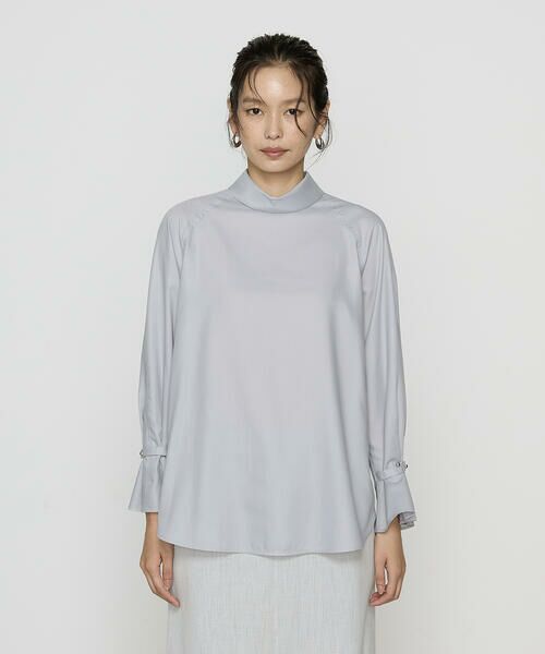 COMME CA PLATINUM / コムサ・プラチナ シャツ・ブラウス | フルダルスパンマイクロピーチ ブラウス | 詳細14