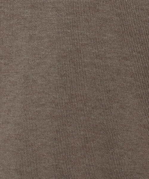 COMME CA PLATINUM / コムサ・プラチナ ニット・セーター | 天竺編 ロゴ入りニットプルオーバー | 詳細12