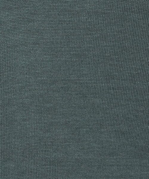COMME CA PLATINUM / コムサ・プラチナ ニット・セーター | 天竺編 ロゴ入りニットプルオーバー | 詳細23