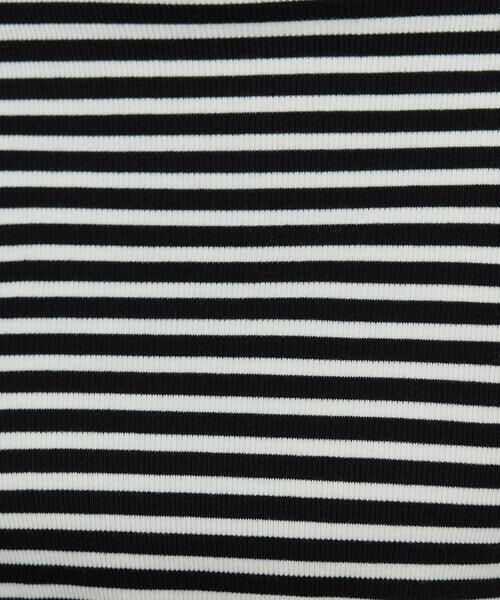COMME CA PLATINUM / コムサ・プラチナ カットソー | コットンリブボーダー プルオーバー | 詳細7