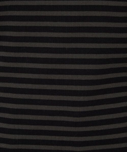 COMME CA PLATINUM / コムサ・プラチナ カットソー | コットンリブボーダー プルオーバー | 詳細18
