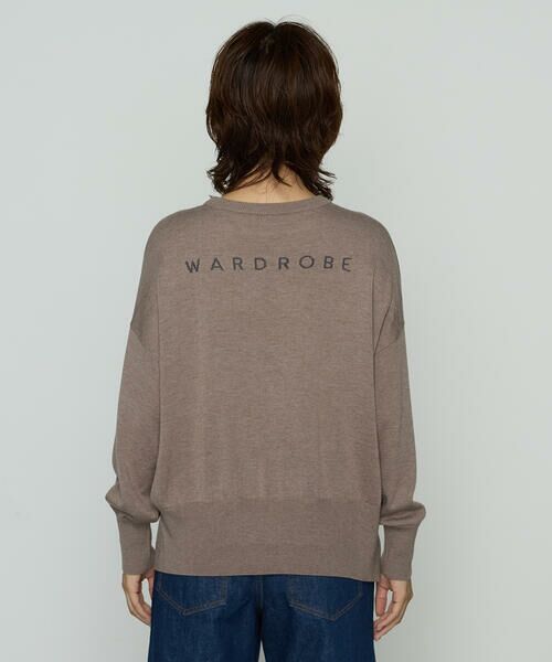 COMME CA PLATINUM / コムサ・プラチナ ニット・セーター | 〔 +サイズ 〕天竺編 ロゴ入りニットプルオーバー | 詳細7