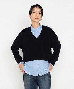 COMME CA PLATINUM / コムサ・プラチナ カットソー | ニットコール レイヤードセーター