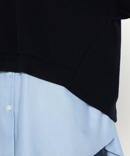 COMME CA PLATINUM / コムサ・プラチナ カットソー | ニットコール レイヤードセーター | 詳細16