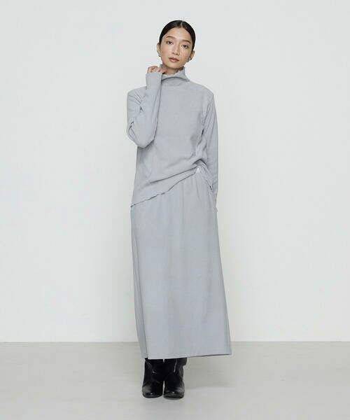 COMME CA PLATINUM / コムサ・プラチナ ロング・マキシ丈スカート | ニットコール タイトスカート | 詳細2