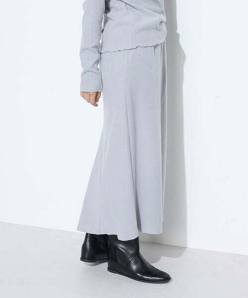 COMME CA PLATINUM / コムサ・プラチナ ロング・マキシ丈スカート | ニットコール タイトスカート | 詳細14