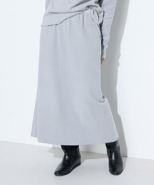 COMME CA PLATINUM / コムサ・プラチナ ロング・マキシ丈スカート | ニットコール タイトスカート | 詳細15