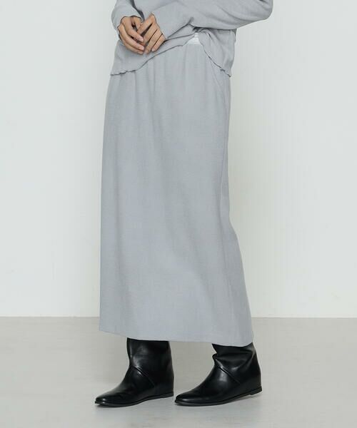 COMME CA PLATINUM / コムサ・プラチナ ロング・マキシ丈スカート | ニットコール タイトスカート | 詳細4