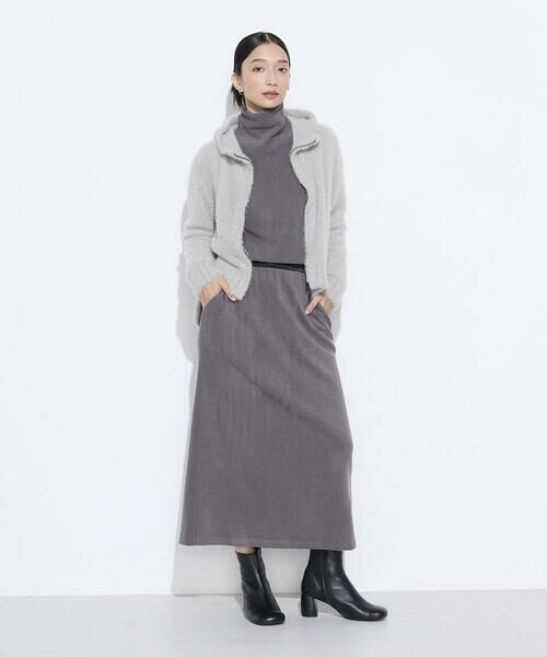 COMME CA PLATINUM / コムサ・プラチナ ロング・マキシ丈スカート | ニットコール タイトスカート | 詳細21