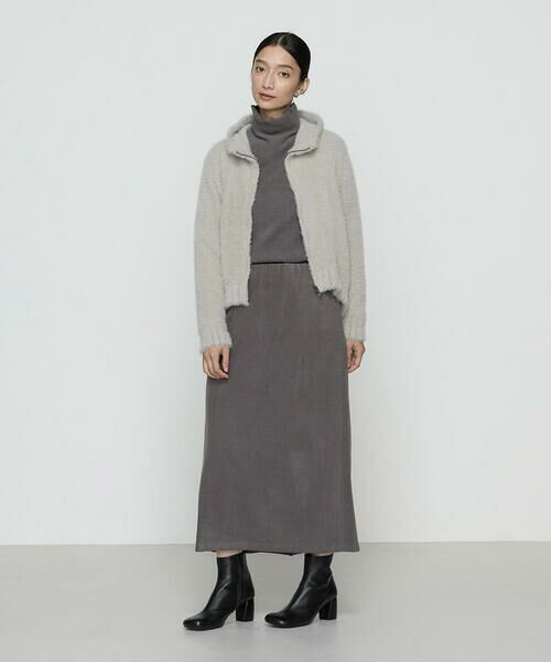 COMME CA PLATINUM / コムサ・プラチナ ロング・マキシ丈スカート | ニットコール タイトスカート | 詳細16