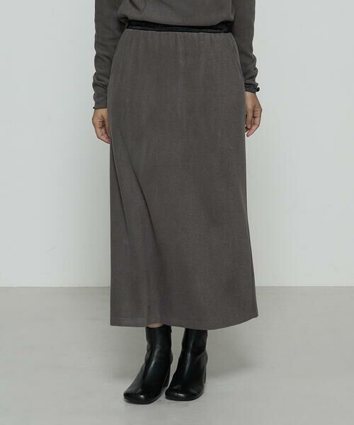 COMME CA PLATINUM / コムサ・プラチナ ロング・マキシ丈スカート | ニットコール タイトスカート | 詳細18