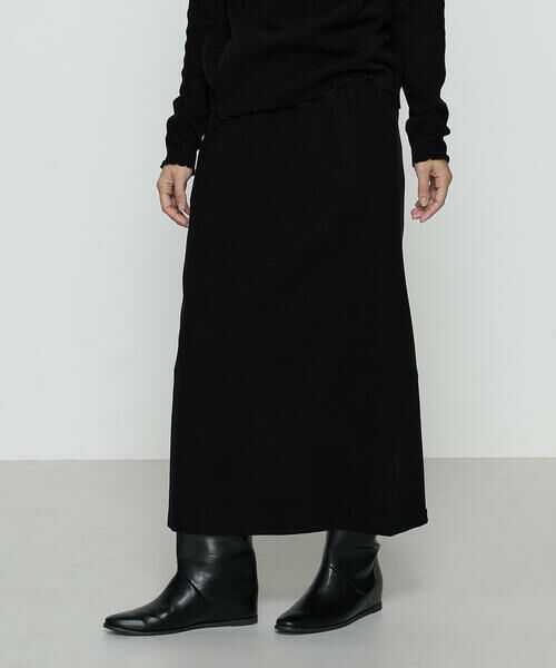 COMME CA PLATINUM / コムサ・プラチナ ロング・マキシ丈スカート | ニットコール タイトスカート | 詳細25