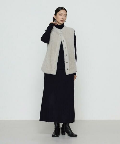 COMME CA PLATINUM / コムサ・プラチナ ロング・マキシ丈スカート | ニットコール タイトスカート | 詳細27