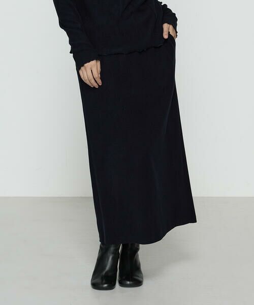 COMME CA PLATINUM / コムサ・プラチナ ロング・マキシ丈スカート | ニットコール タイトスカート | 詳細29