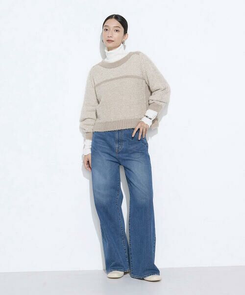 COMME CA PLATINUM / コムサ・プラチナ ニット・セーター | ふわもこモールシャギーヤーン ファーセーター | 詳細17