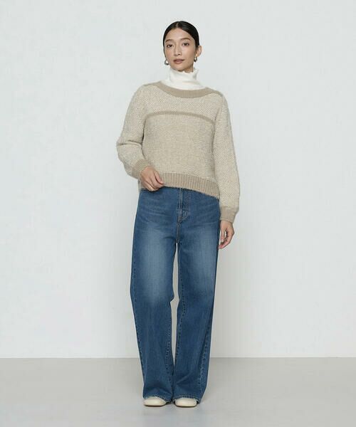 COMME CA PLATINUM / コムサ・プラチナ ニット・セーター | ふわもこモールシャギーヤーン ファーセーター | 詳細6