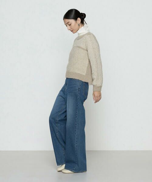 COMME CA PLATINUM / コムサ・プラチナ ニット・セーター | ふわもこモールシャギーヤーン ファーセーター | 詳細7