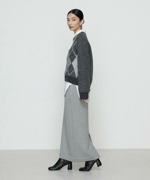 COMME CA PLATINUM / コムサ・プラチナ ニット・セーター | ジャカード アーガイルニットセーター | 詳細2
