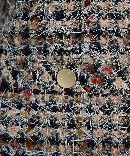 COMME CA PLATINUM / コムサ・プラチナ ノーカラージャケット | ファンシーツイード ノーカラージャケット | 詳細23