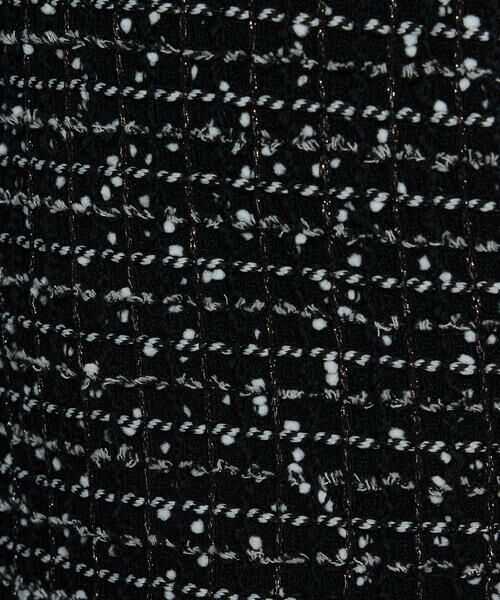 COMME CA PLATINUM / コムサ・プラチナ ベスト | ファンシーツイード キーネックカラージレ | 詳細13