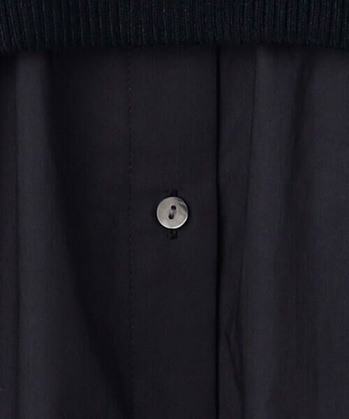 COMME CA PLATINUM / コムサ・プラチナ シャツ・ブラウス | ニットドッキング プルオーバーシャツ | 詳細15