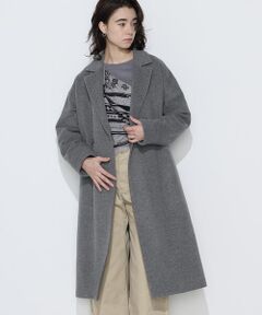 COMME CA PLATINUM / コムサ・プラチナ その他アウター | リサイクルアンゴラウール ロングチェスターコート