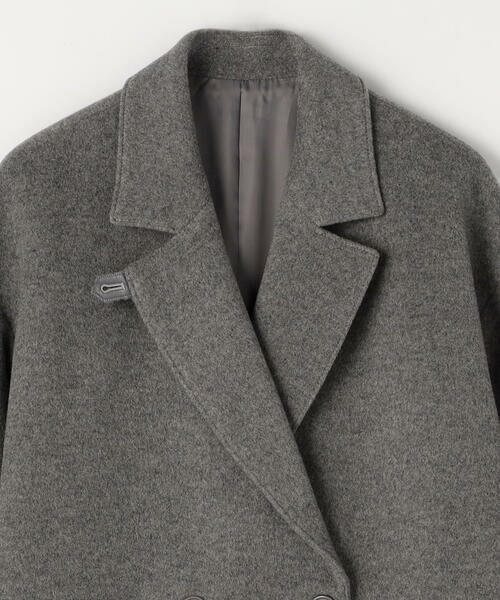 COMME CA PLATINUM / コムサ・プラチナ その他アウター | リサイクルアンゴラウール ロングチェスターコート | 詳細23