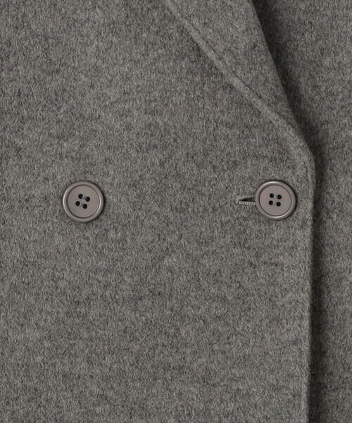 COMME CA PLATINUM / コムサ・プラチナ その他アウター | リサイクルアンゴラウール ロングチェスターコート | 詳細26
