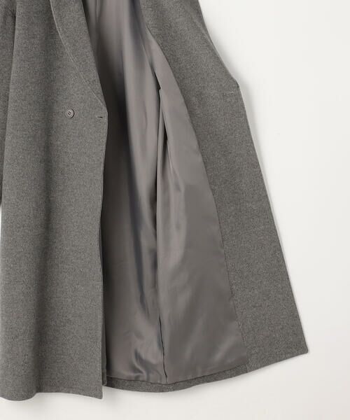 COMME CA PLATINUM / コムサ・プラチナ その他アウター | リサイクルアンゴラウール ロングチェスターコート | 詳細28