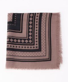 COMME CA PLATINUM / コムサ・プラチナ マフラー・ショール・スヌード・ストール | ウールプリント ストール