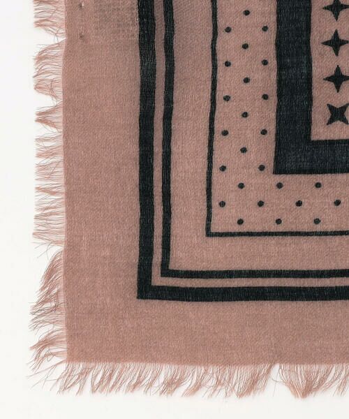 COMME CA PLATINUM / コムサ・プラチナ マフラー・ショール・スヌード・ストール | ウールプリント ストール | 詳細2