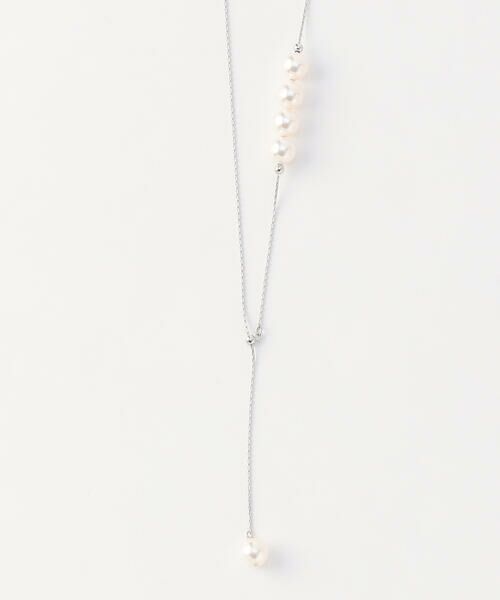 COMME CA PLATINUM / コムサ・プラチナ ネックレス・ペンダント・チョーカー | パールスライド ロングネックレス | 詳細1