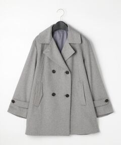 COMME CA PLATINUM / コムサ・プラチナ その他アウター | ダブルブレスト ピーコート