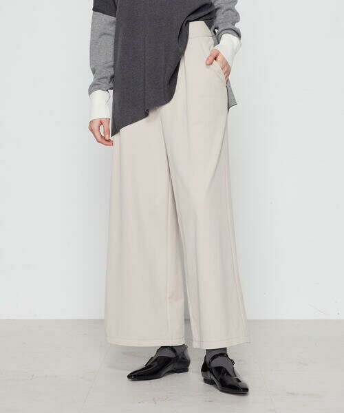 COMME CA PLATINUM / コムサ・プラチナ その他パンツ | ハイテンション裏起毛 ワイドパンツ | 詳細23