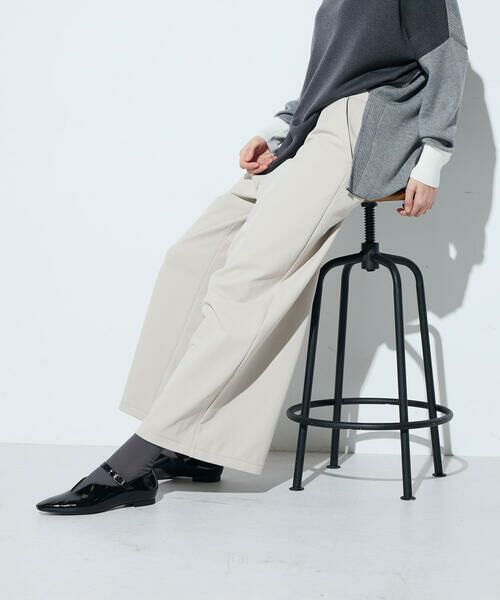 COMME CA PLATINUM / コムサ・プラチナ その他パンツ | ハイテンション裏起毛 ワイドパンツ | 詳細21