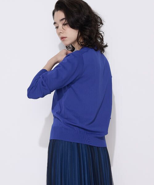 COMME CA PLATINUM / コムサ・プラチナ カーディガン・ボレロ | コットンダルストレッチ Vネックカーディガン | 詳細28