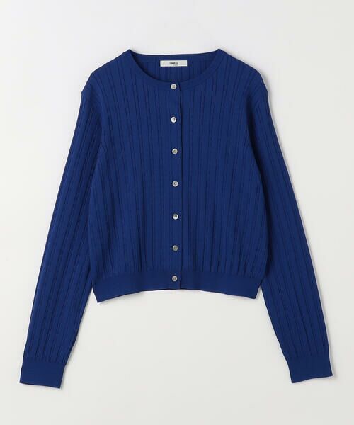 COMME CA PLATINUM / コムサ・プラチナ カーディガン・ボレロ | コットンダルストレッチ ケーブルカーディガン | 詳細25