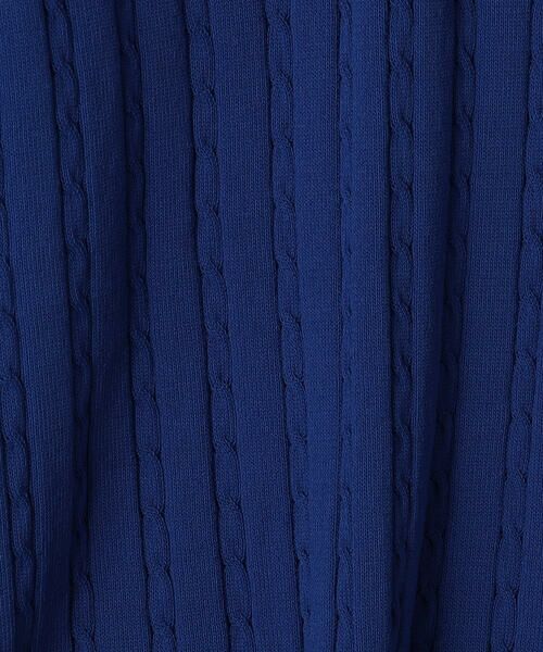 COMME CA PLATINUM / コムサ・プラチナ カーディガン・ボレロ | コットンダルストレッチ ケーブルカーディガン | 詳細26