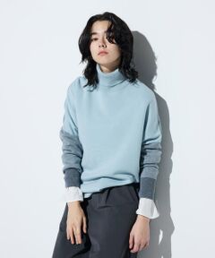 COMME CA PLATINUM / コムサ・プラチナ ニット・セーター | ウール混スムース タートルプルオーバー