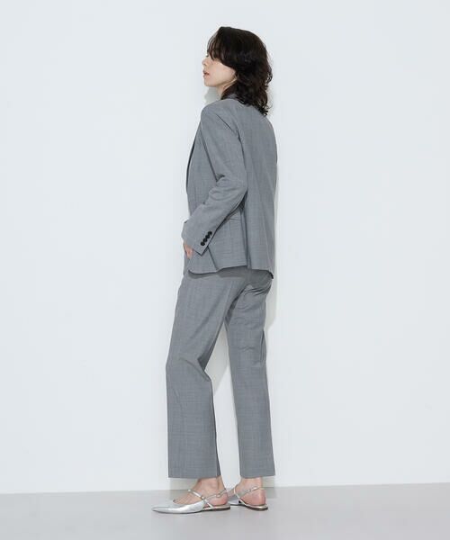 COMME CA PLATINUM / コムサ・プラチナ テーラードジャケット | 【セットアップ対応】ストレッチトロ シングルジャケット | 詳細3