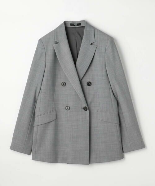 COMME CA PLATINUM / コムサ・プラチナ テーラードジャケット | 【セットアップ対応】ストレッチトロ ダブルジャケット | 詳細8